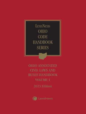 cover image of Ohio Annotated Civil Laws and Rules Handbook